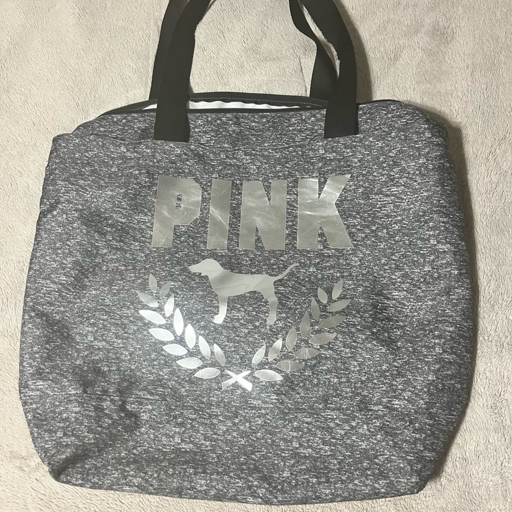 Victoria's Secret PINK Gray Tote Bag